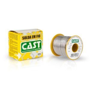 Solda em Fio Cheio Cast Sn50xPb50 - 10 A