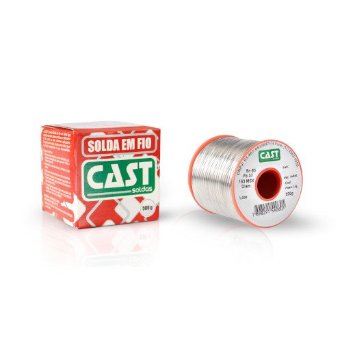 Solda em Fio Cast No Clean Resinoso "Cristal" 183-MSX